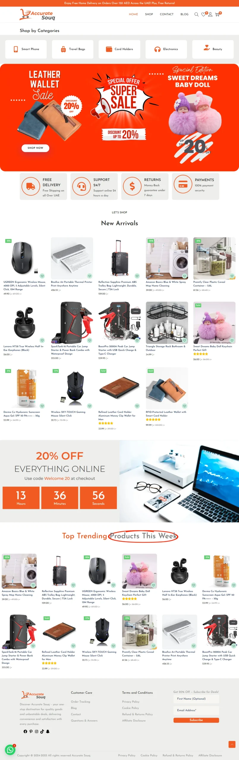 AccurateSouq eCommerce Website Design
